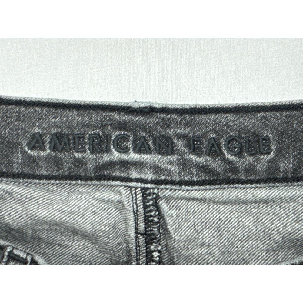 American Eagle Women's 90's Bootcut Dark Gray Denim Jeans - Size 4 Short (28x29) - Picture 4 of 6